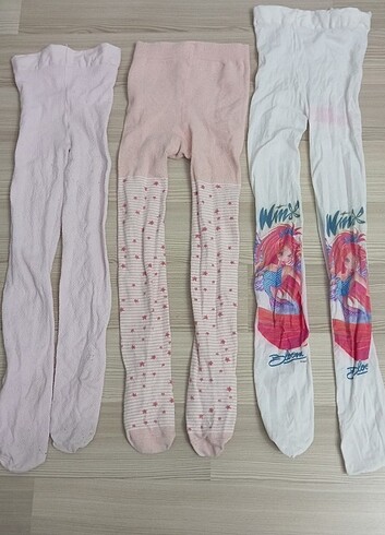 LCW Waikiki 5 6 yaş 3 adet kilotlu çorap  - Görsel 2