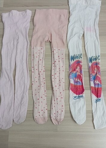 LCW Waikiki 5 6 yaş 3 adet kilotlu çorap  - Görsel 4