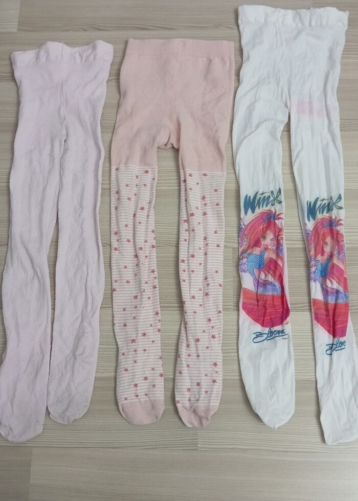 LCW Waikiki 5 6 yaş 3 adet kilotlu çorap  - Görsel 2