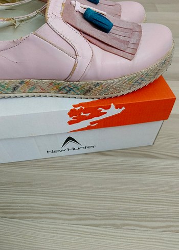 Vicco 36 no Püsküllü Pembe Dolgu Topuklu Espadril - Görsel 5