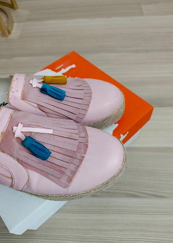 Vicco 36 no Püsküllü Pembe Dolgu Topuklu Espadril - Görsel 7