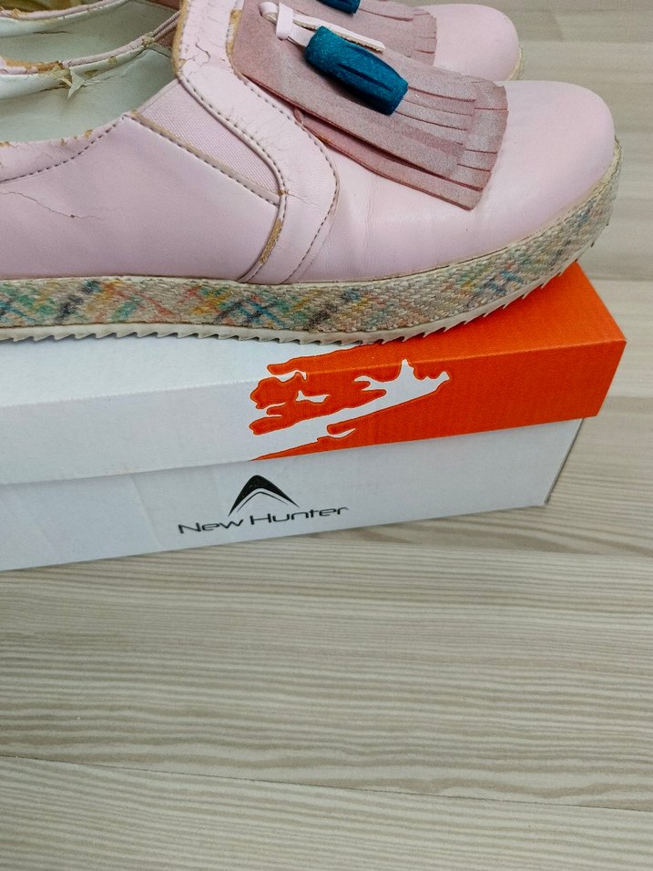 Vicco 36 no Püsküllü Pembe Dolgu Topuklu Espadril - Görsel 5