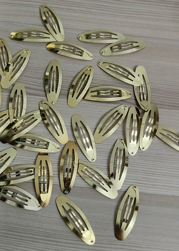 Sıfır metal çıtçıtlı toka klipsi 10 âdet - Görsel 13