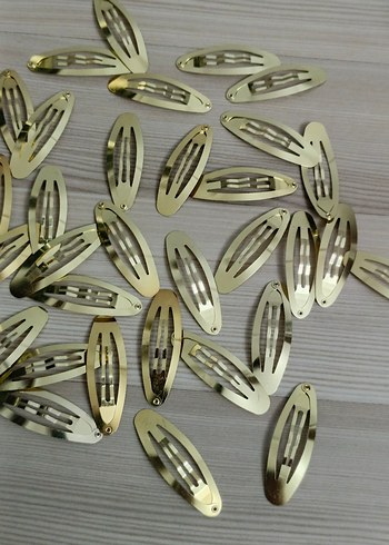 Sıfır metal çıtçıtlı toka klipsi 10 âdet - Görsel 10