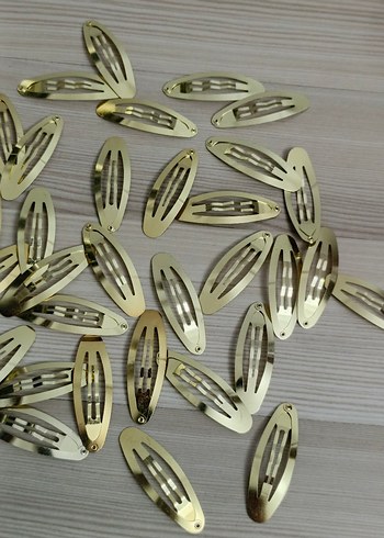 Sıfır metal çıtçıtlı toka klipsi 10 âdet - Görsel 9