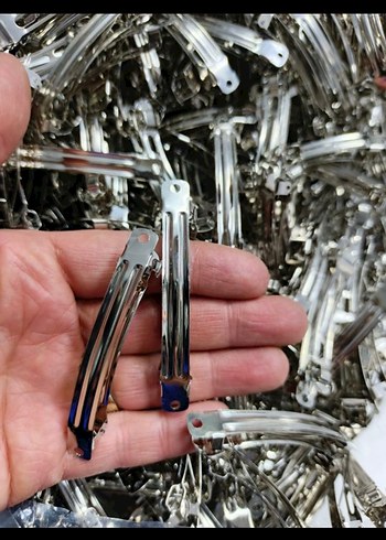 Sıfır Metal Kadın Saç Tokası Seti 10 adet - Görsel 3