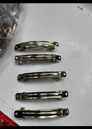 Sıfır Metal Kadın Saç Tokası Seti 10 adet - Görsel 6