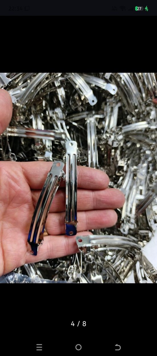 Sıfır Metal Kadın Saç Tokası Seti 10 adet - Görsel 3