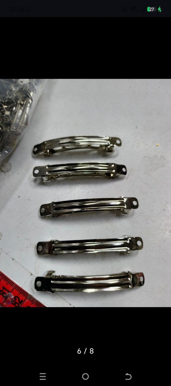 Sıfır Metal Kadın Saç Tokası Seti 10 adet - Görsel 5