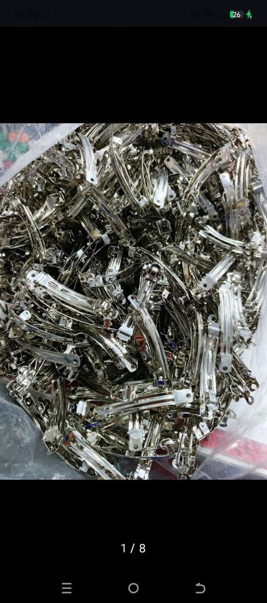 Sıfır Metal Kadın Saç Tokası Seti 10 adet - Görsel 2