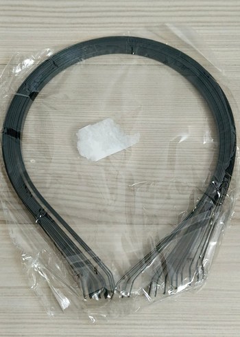 Sıfır 12 adet paketli siyah metal boş taç - Görsel 3