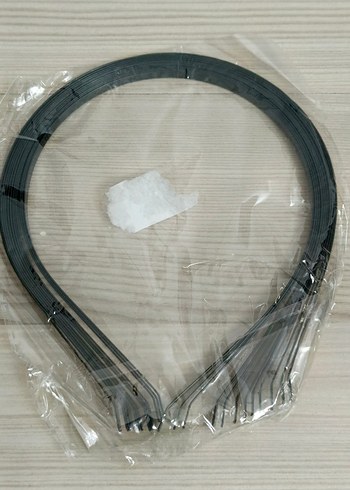 Sıfır 12 adet paketli siyah metal boş taç - Görsel 6