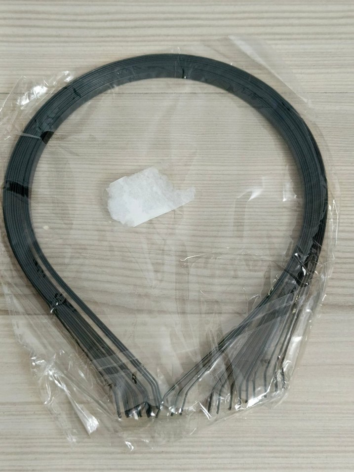 Sıfır 12 adet paketli siyah metal boş taç - Görsel 2