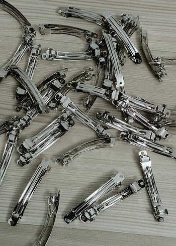 Sıfır metal Gri Metal Kadın Saç Tokaları - Görsel 7