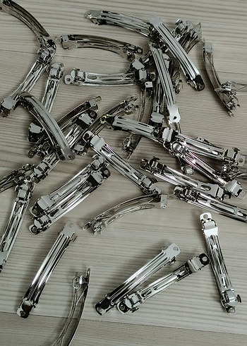 Sıfır metal Gri Metal Kadın Saç Tokaları - Görsel 3