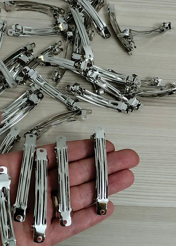 Sıfır metal Gri Metal Kadın Saç Tokaları - Görsel 9