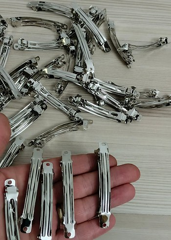 Sıfır metal Gri Metal Kadın Saç Tokaları - Görsel 10