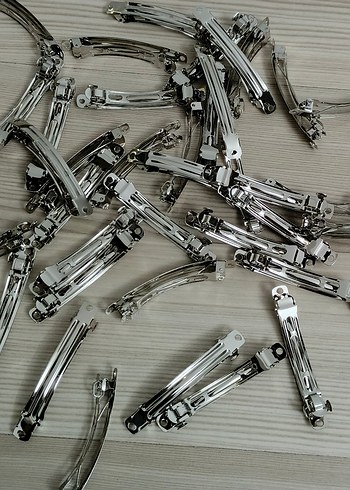 Sıfır metal Gri Metal Kadın Saç Tokaları - Görsel 8