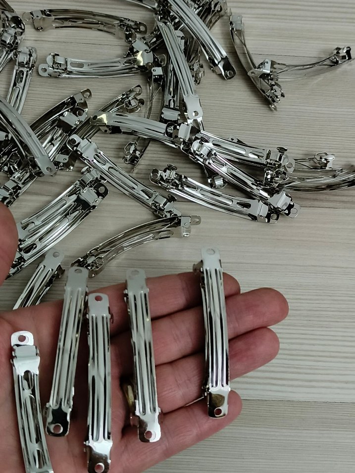 Sıfır metal Gri Metal Kadın Saç Tokaları - Görsel 4