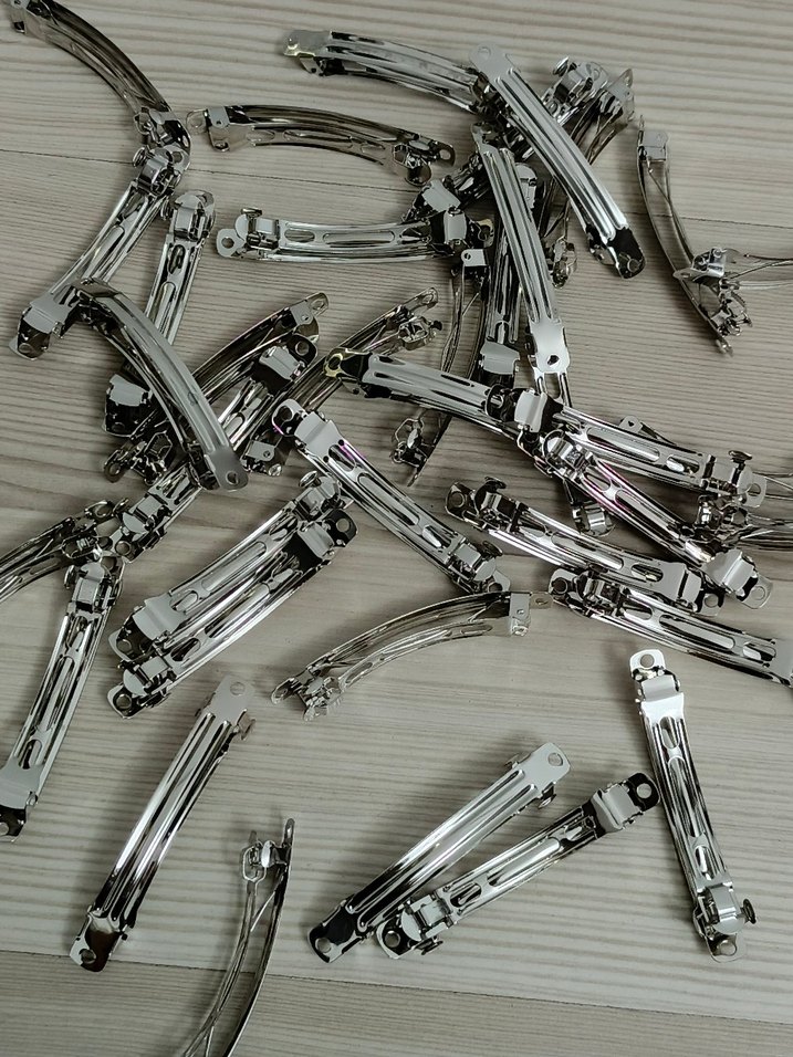 Sıfır metal Gri Metal Kadın Saç Tokaları - Görsel 3