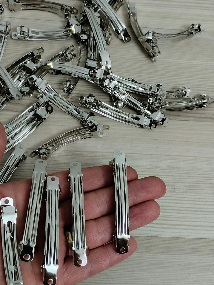 Sıfır metal Gri Metal Kadın Saç Tokaları - Görsel 5