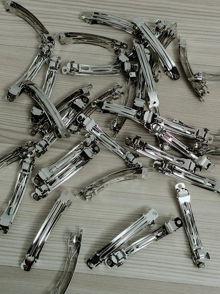 Sıfır metal Gri Metal Kadın Saç Tokaları - Görsel 2