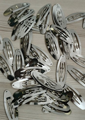 Sıfır metal çıtçıtlı 10 adet toka klipsi - Görsel 4