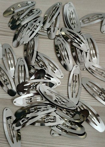 Sıfır metal çıtçıtlı 10 adet toka klipsi - Görsel 9