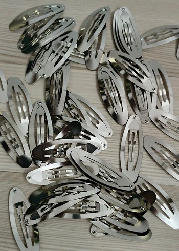 Sıfır metal çıtçıtlı 10 adet toka klipsi - Görsel 13