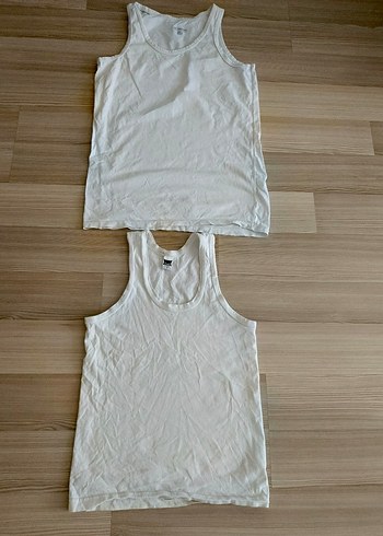 Beyaz Erkek Çocuk Atlet 2'li Set 8 10 yas - Görsel 7