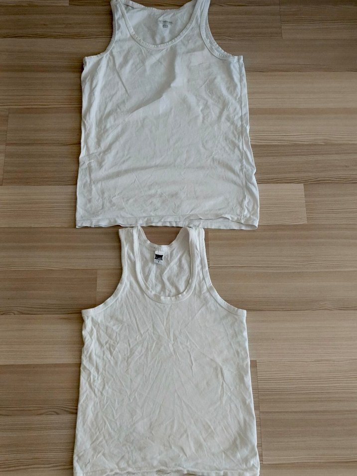 Beyaz Erkek Çocuk Atlet 2'li Set 8 10 yas - Görsel 5