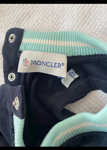 18-24 Ay Beden Moncler Kız Çocuk Lacivert Fırfırlı Elbise