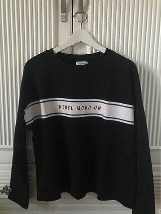 siyah pull&bear sweat