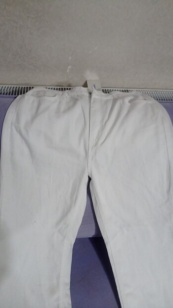 42 Beden beyaz Renk Kot pantolon