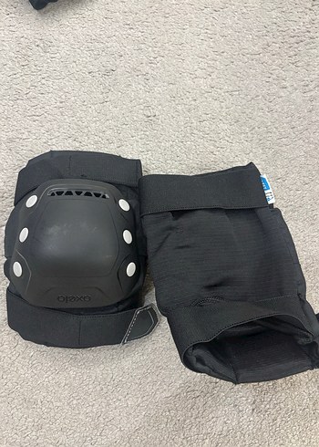 Siyah Biker Diz Koruyucu Velcro Kayışlı - Görsel 4