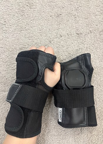 Siyah Biker Diz Koruyucu Velcro Kayışlı - Görsel 3