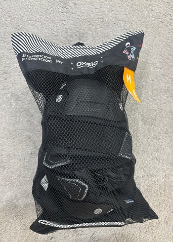 Siyah Biker Diz Koruyucu Velcro Kayışlı - Görsel 6