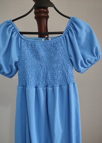 Balon Kol Elbise - Görsel 3