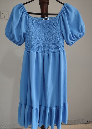 Balon Kol Elbise - Görsel 2