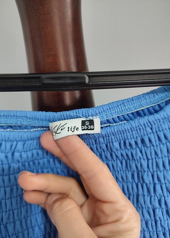 Balon Kol Elbise - Görsel 4