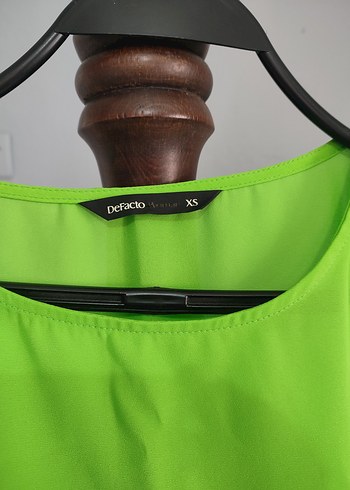 DeFacto Neon Yeşil Bluz - Görsel 3
