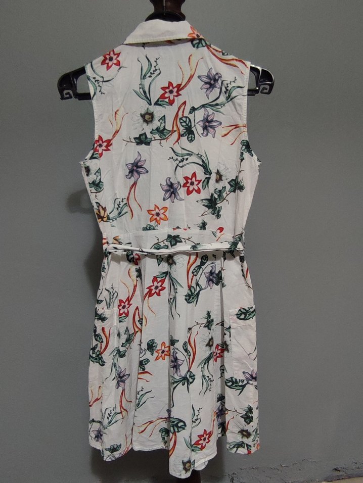 Colin's Keten Elbise - Görsel 2