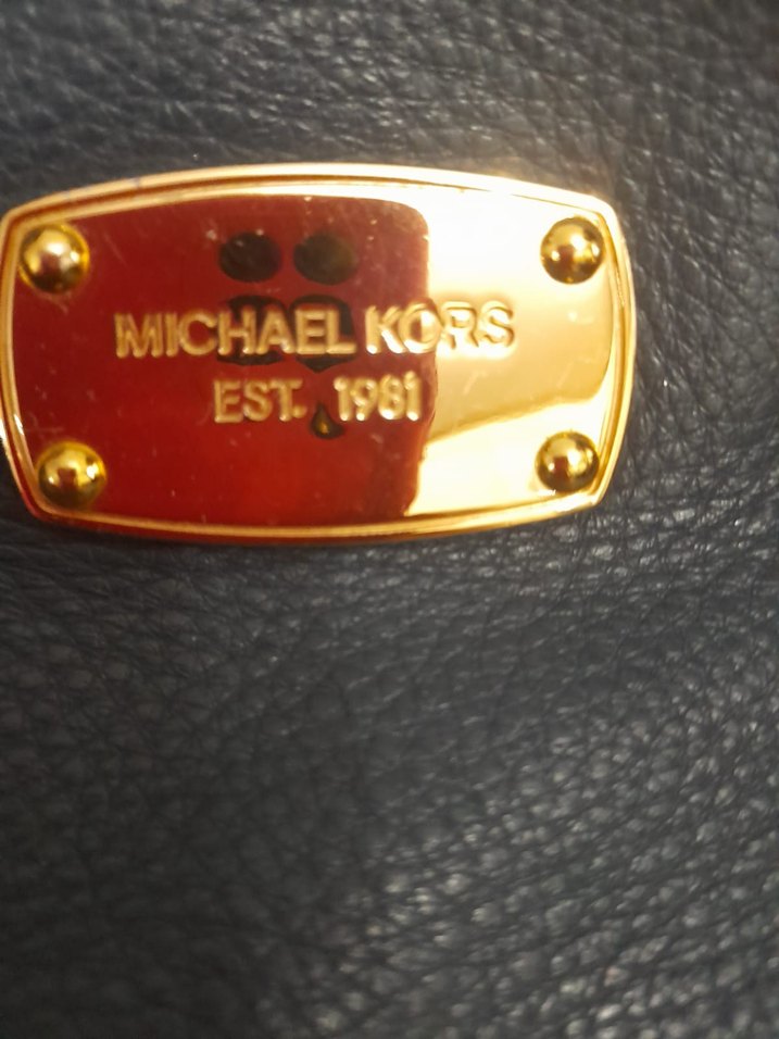 Kadın Mavi Deri Tokalı Çanta - Görsel 2