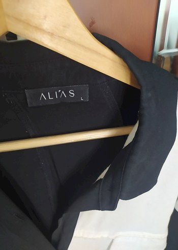 Siyah Beyaz Düğmeli Street Wear Gömlek elbise dız üstü - Görsel 2