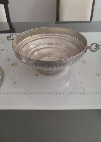 Parlak Beyaz Geleneksel Bakır mangal - Görsel 7