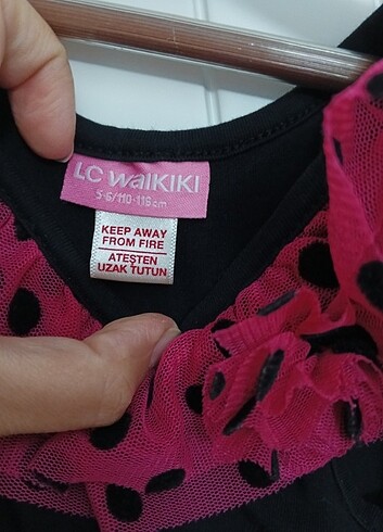 LC Waikiki Puantiyeli tüllü elbise