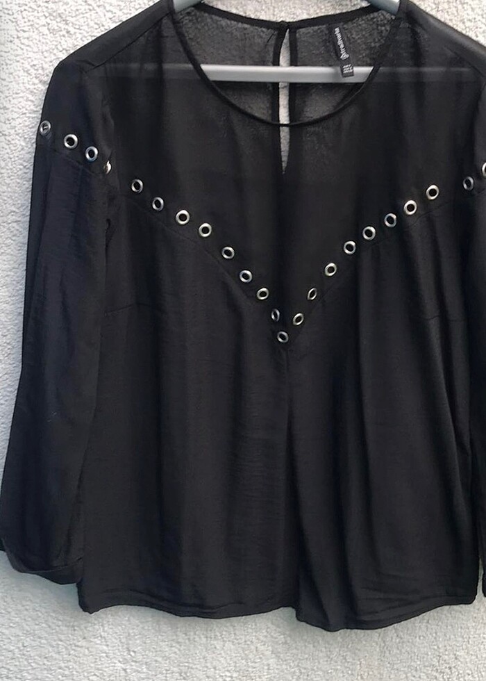 siyah bluz - Görsel 4
