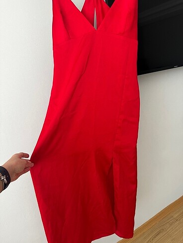 kırmızı elbise - Görsel 8