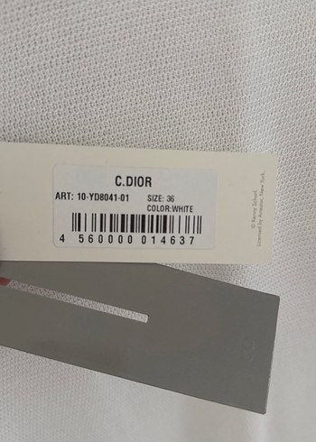 Dior Kadın Beyaz Kısa Kollu Tişört - Görsel 4