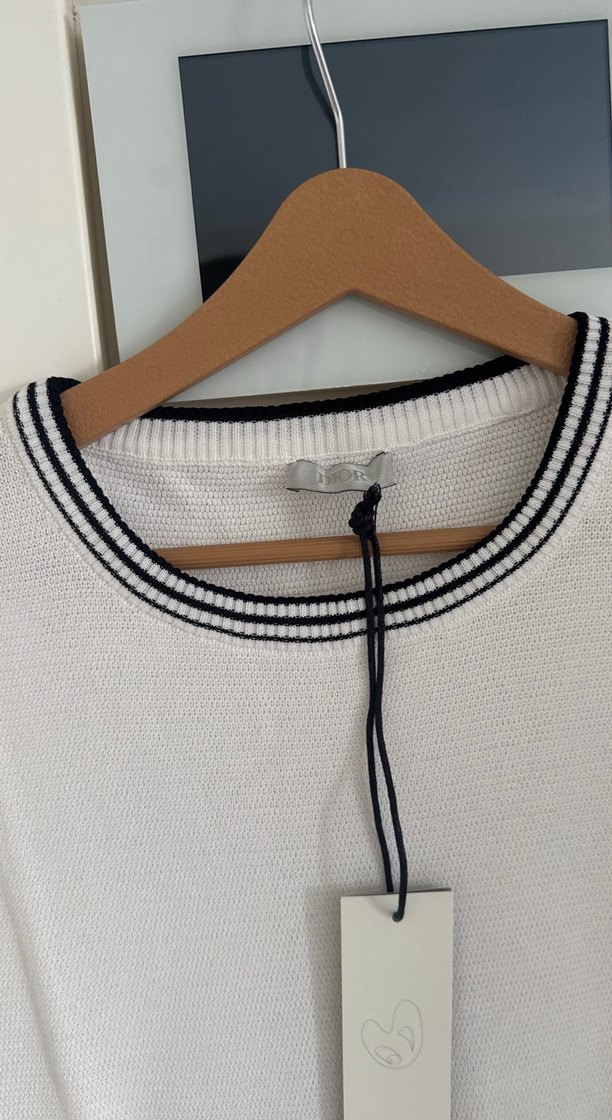 Dior Kadın Beyaz Kısa Kollu Tişört - Görsel 5